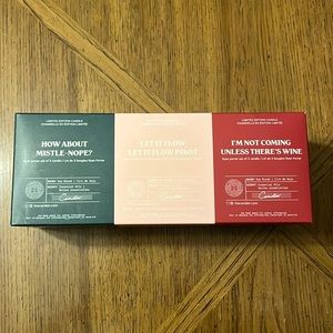 NIB Set of 3 Limited Edition Candles by Candier